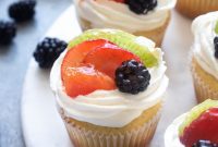 Patisserie Fruit Vanilla Cupcakes