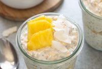 Tropical Pina Colada Overnight Oats