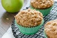 Golden Apple Oat Muffins