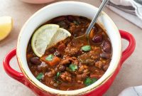 Chorizo Firehouse Chili