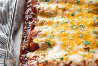 No-Fuss Chicken Enchiladas