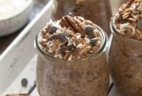 Coconut Pecan German Chocolate Overnight Oats
