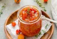 Sweet and Tangy Cherry Tomato Preserves