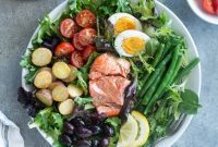 Vibrant Salmon Nicoise