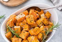 Golden Oven Roasted Sweet Potatoes