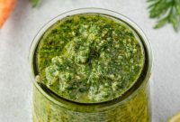 Vibrant Carrot Greens Pesto