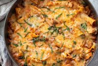 One Pan Skillet Lasagna