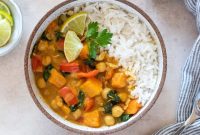 Creamy Instant Pot Sweet Potato and Chickpea Curry
