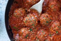 Simple Oven Roasted Meatballs