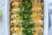 Lean Green Turkey Enchiladas