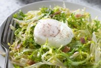 Lyon-Style Warm Bacon & Poached Egg Salad