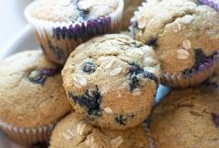 Rustic Blueberry Oat Muffins