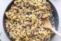 Creamy Skillet Beef Stroganoff
