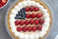 Stars and Stripes No-Bake Cheesecake