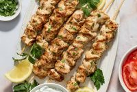 Authentic Greek Chicken Skewers