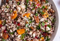 Festive Jewel-Toned Wild Rice Salad