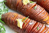 Crispy Hasselback Sweet Potatoes