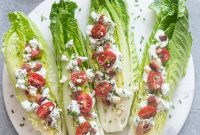 Smoky Bacon and Sharp Blue Cheese Romaine Wedge