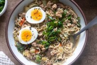 Savory Pork Ramen Bowl