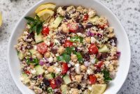 Zesty Greek Quinoa Bowl