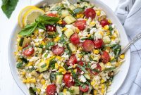 Bright Lemon Orzo Salad