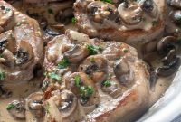 Savory Pork Chops in Creamy Mushroom Sauce