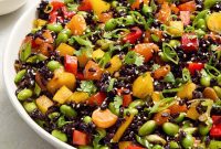 Vibrant Forbidden Rice Asian Medley