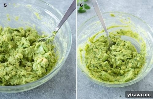 How to make guacamole collage