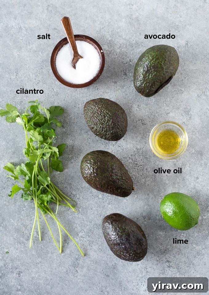 The Ultimate Homemade Guacamole Dip 4 Guacamole recipe ingredients