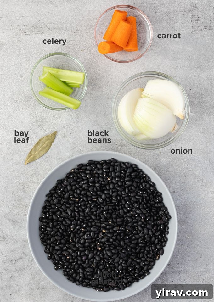 Instant Pot Black Beans: No Soaking Necessary 4 Pressure cooker black beans recipe ingredients