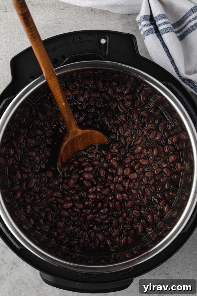 Instant Pot Black Beans: No Soaking Necessary 6 Black beans in instant pot