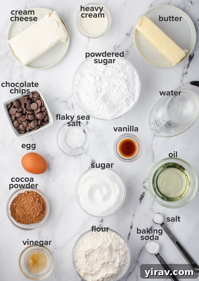 Black bottom cupcake recipe ingredients