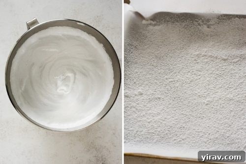 How to make marshmallows process collage 2