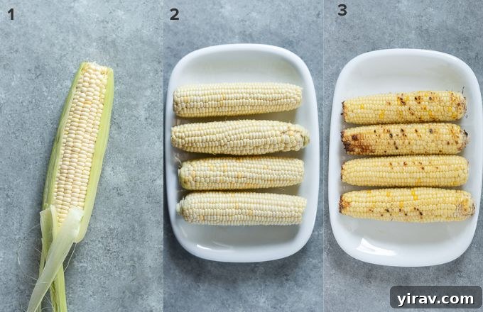 How to grill corn on the cob