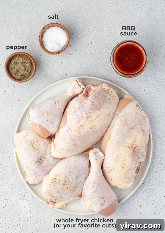 Grilled bbq chicken recipe ingredients