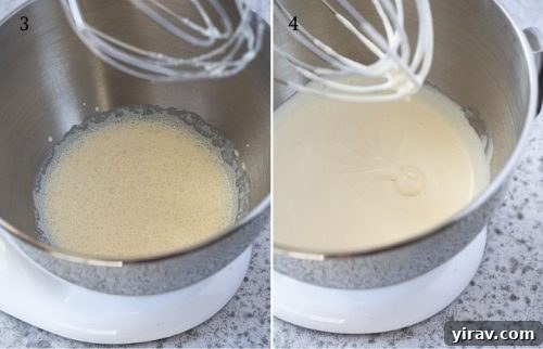 How to make homemade whipped cream process collage 2