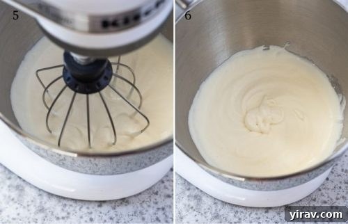 How to make homemade whipped cream process collage 3
