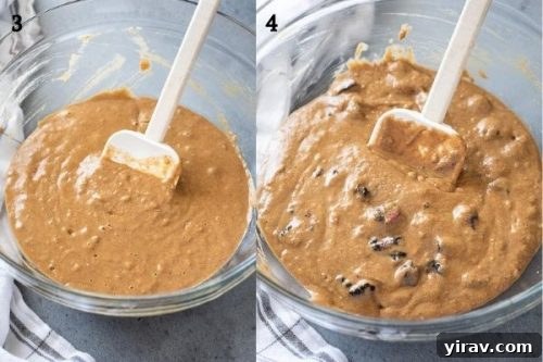 Blackberry muffin batter collage with and without blackberries