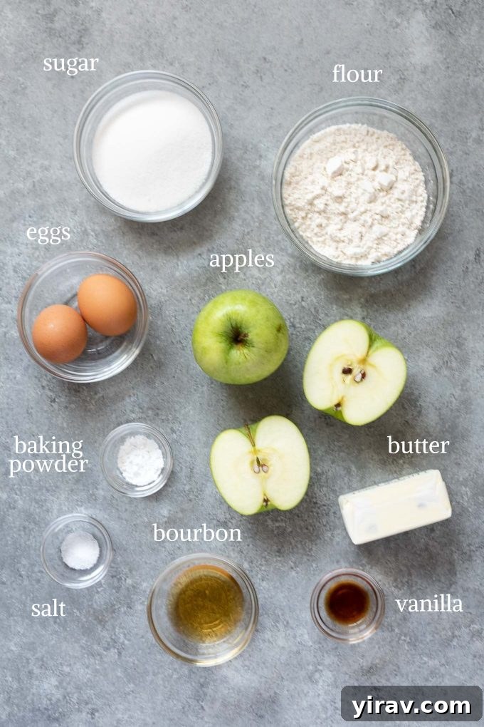 Rustic French Apple Cake 4 french apple cake recipe ingredients