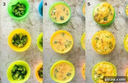 How to make crustless mini quiche collage