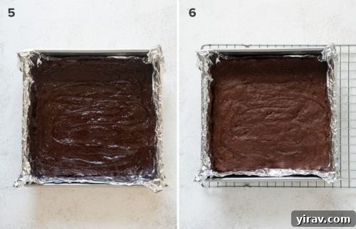 German Chocolate Cake Brownies 13 German chocolate brownies before and after baking