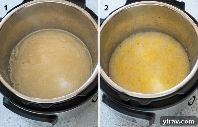 How to make polenta in Instant Pot