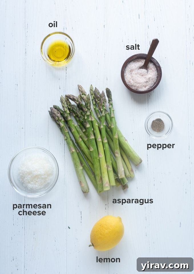Perfectly Roasted Asparagus 4 Roasted asparagus recipe ingredients
