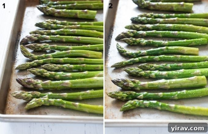 Perfectly Roasted Asparagus 5 How to roast asparagus collage