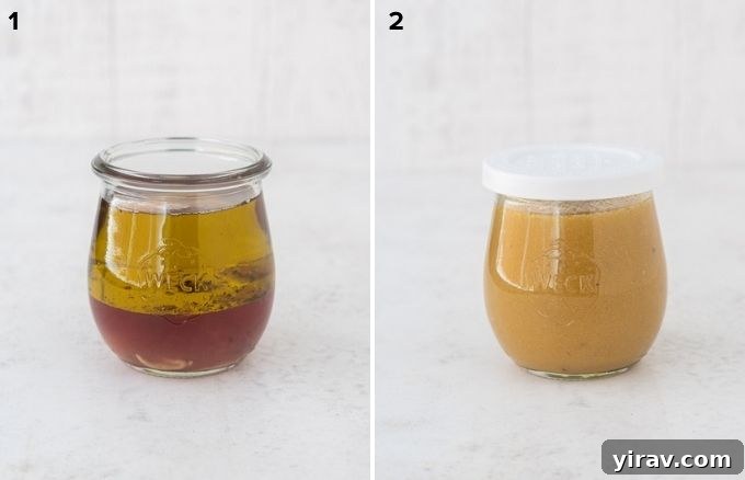 How to make red wine vinegar dressing