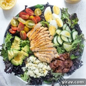 Ultimate Chicken Cobb Salad 8 Chicken cobb salad in a big bowl