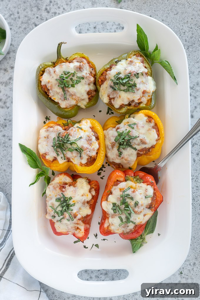 Italian stuffed bell peppers recipe