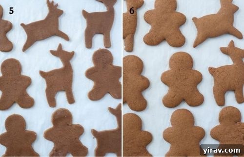 How to make gingerbread cookies collage 3