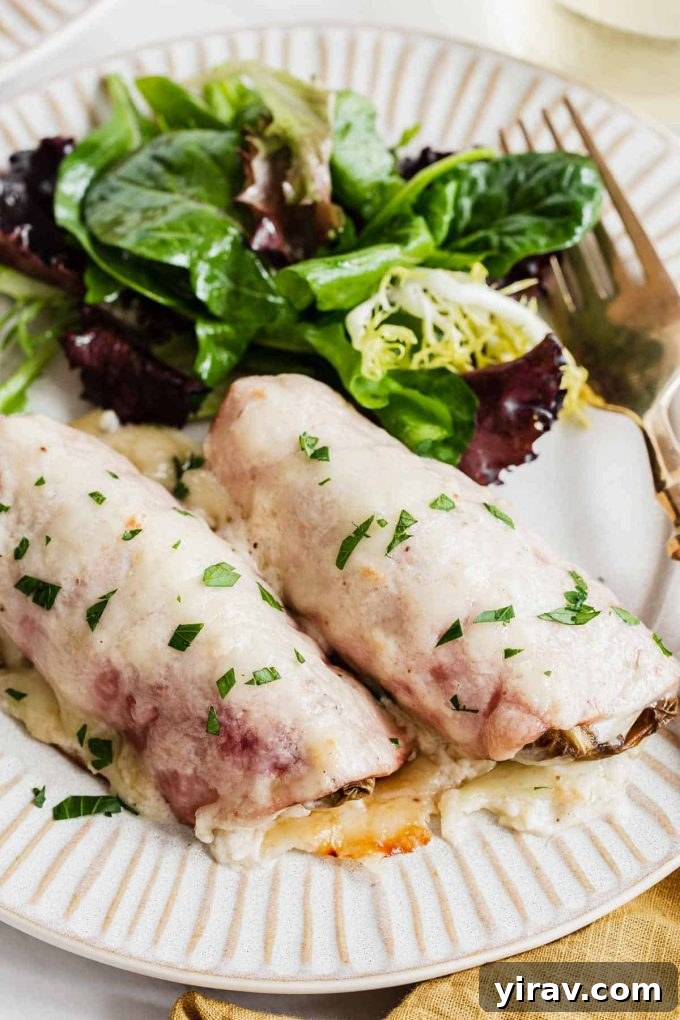 Endives au Gratin with Ham and Cheese, a creamy casserole dish