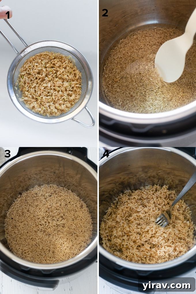 How to make brown rice in instant pot